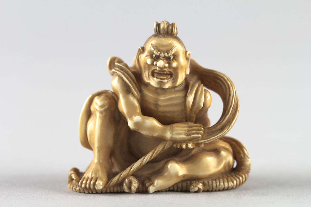 Netsuke of a Demon, Ivory, Japan 