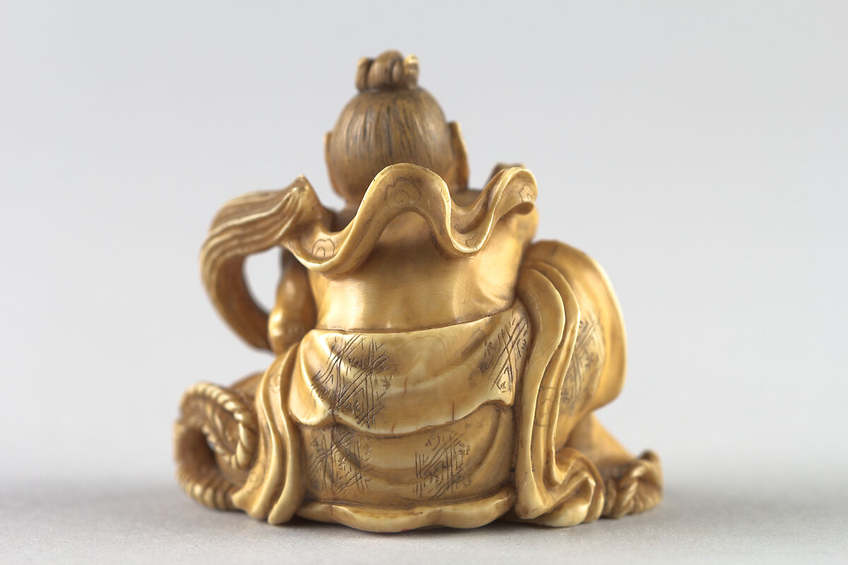 Netsuke of a Demon, Ivory, Japan