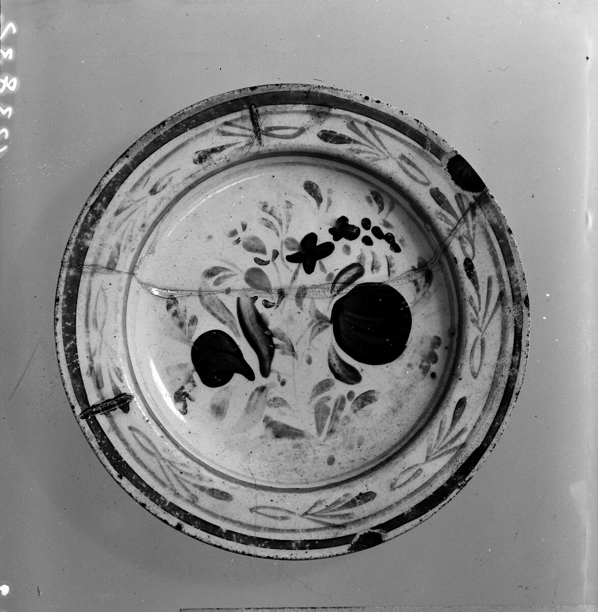 Plate, Earthenware, transfer-printed, British (American market)