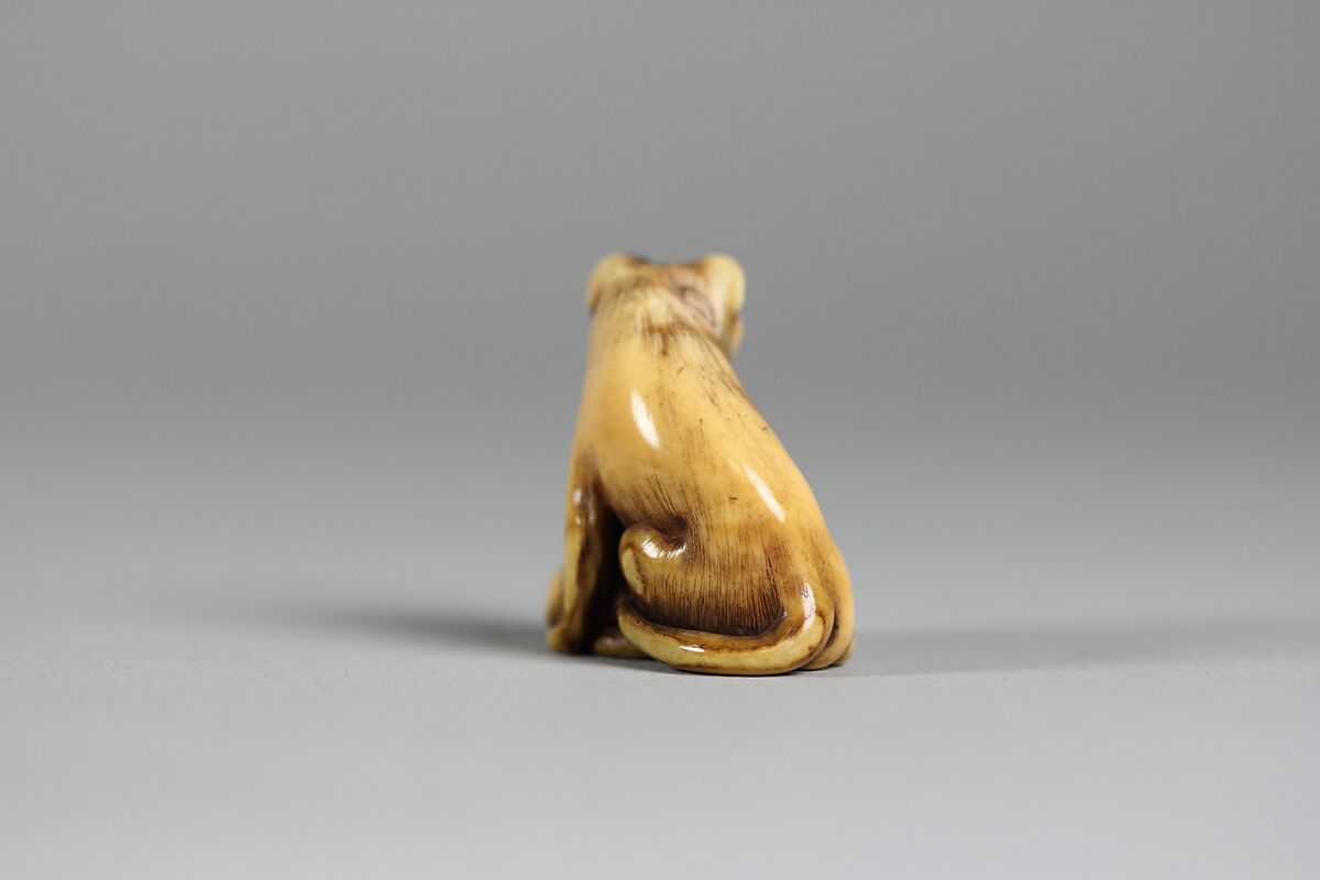 Netsuke of Dogs, Ivory, Japan