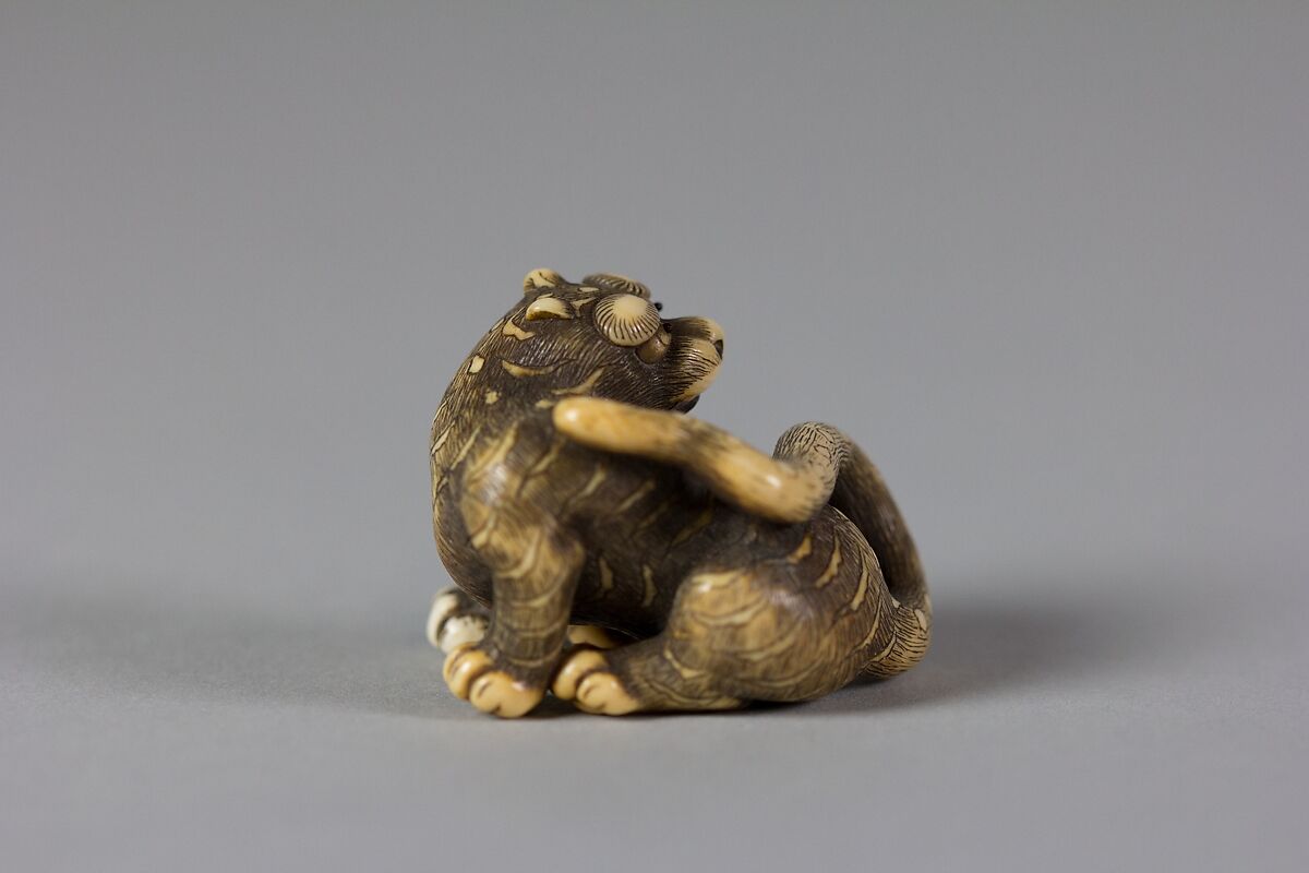Tiger, Raku, Ivory, Japan