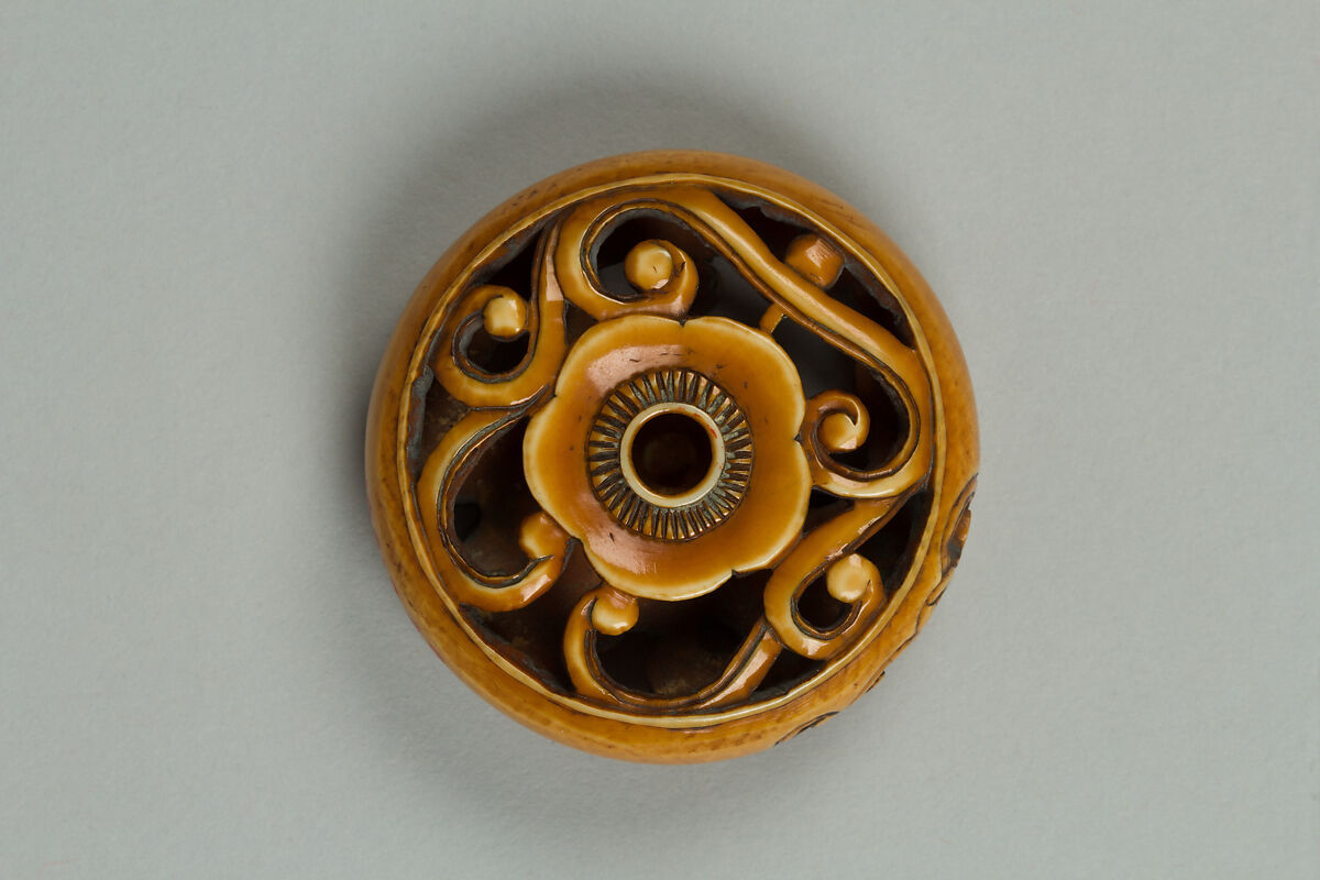 Netsuke, Ivory, stained, Japan