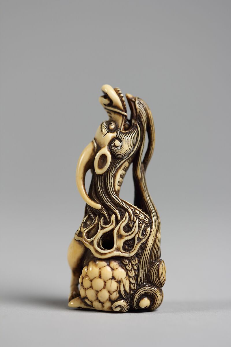 Kirin (Mythical Chimera), Ivory, Japan 