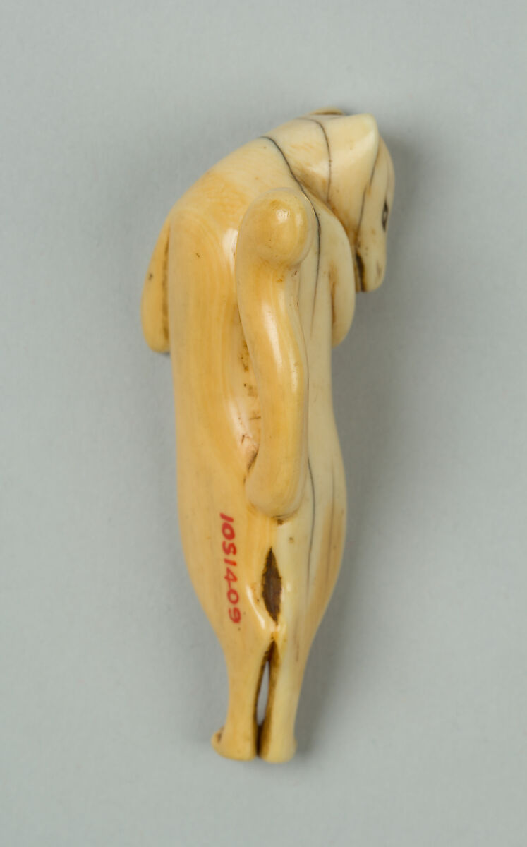 Netsuke of Fox, Ivory, Japan