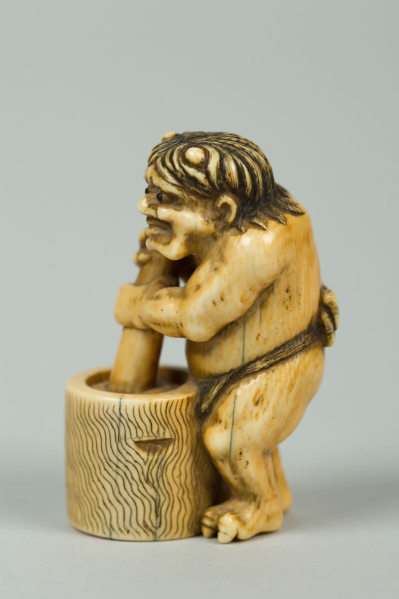 Netsuke of a Demon, Ivory, Japan 