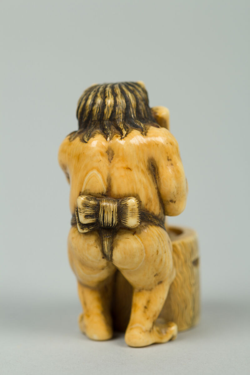 Netsuke of a Demon, Ivory, Japan