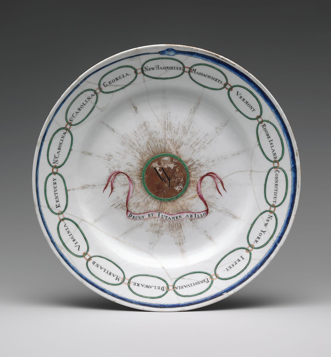 Plate, Porcelain, Chinese 