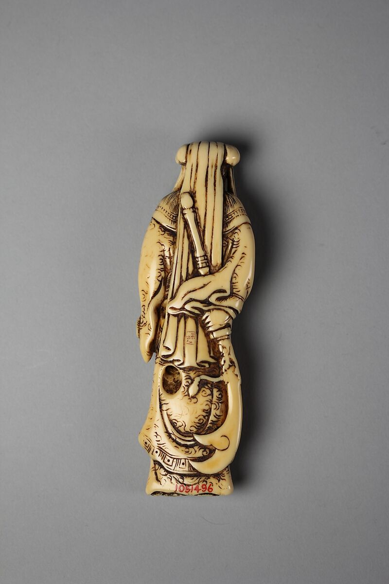 Chinese General Guan Yu (Kan’u), Ivory, Japan