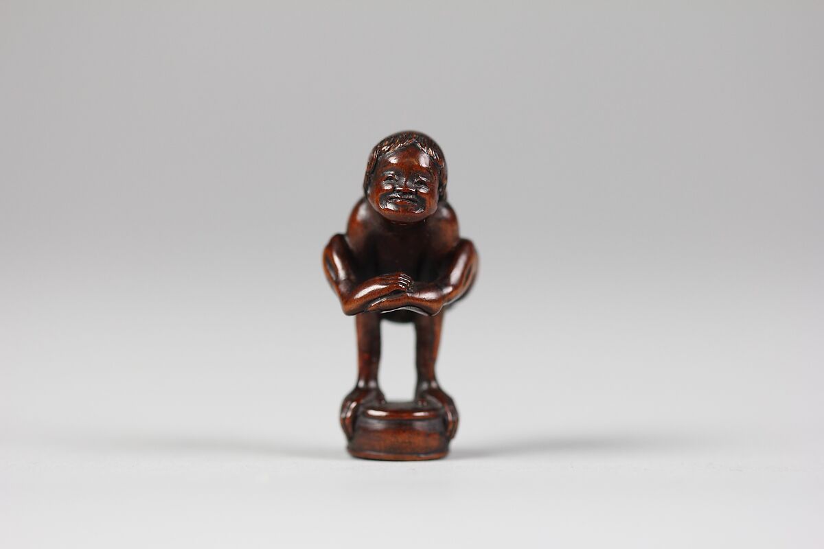 Netsuke of Acrobat, Wood, Japan