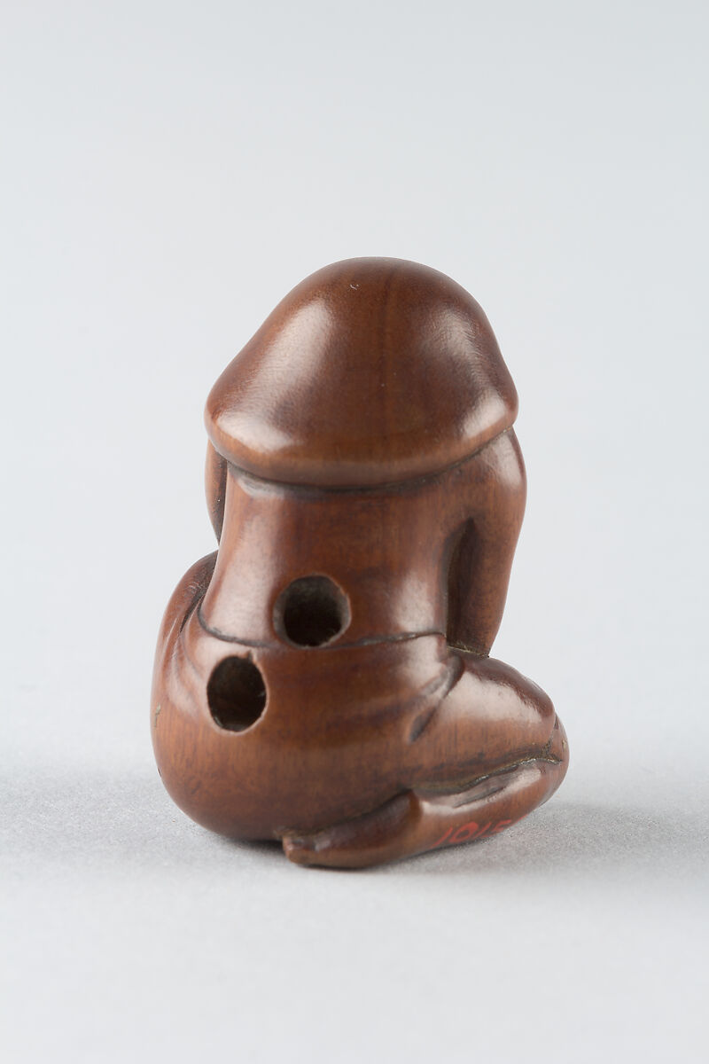 Netsuke of Woman, Wood, Japan