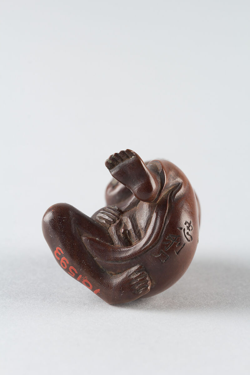 Netsuke of Woman, Wood, Japan