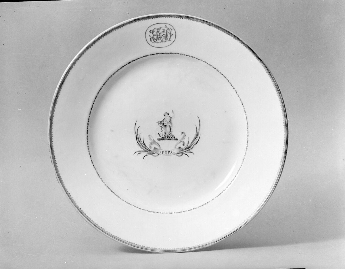 Plate, Porcelain, Chinese