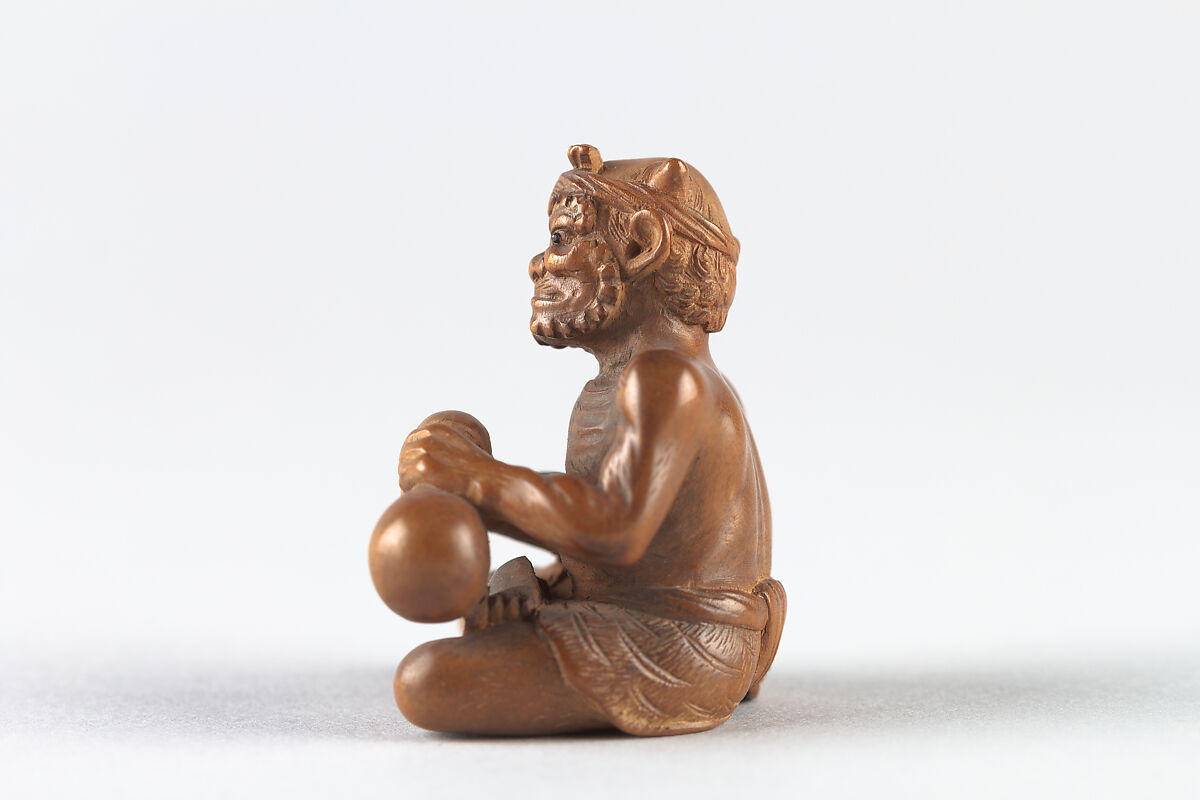 Netsuke of Demon, Wood, Japan