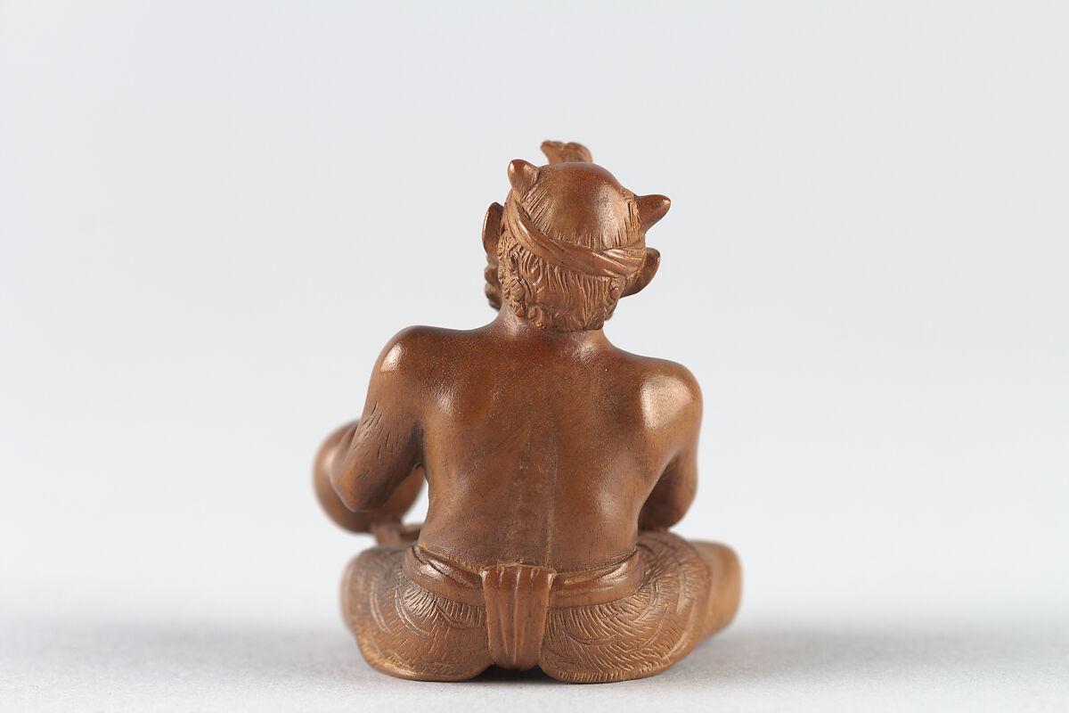 Netsuke of Demon, Wood, Japan