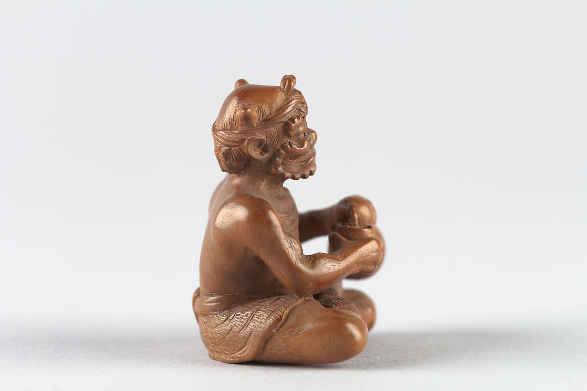 Netsuke of Demon, Wood, Japan