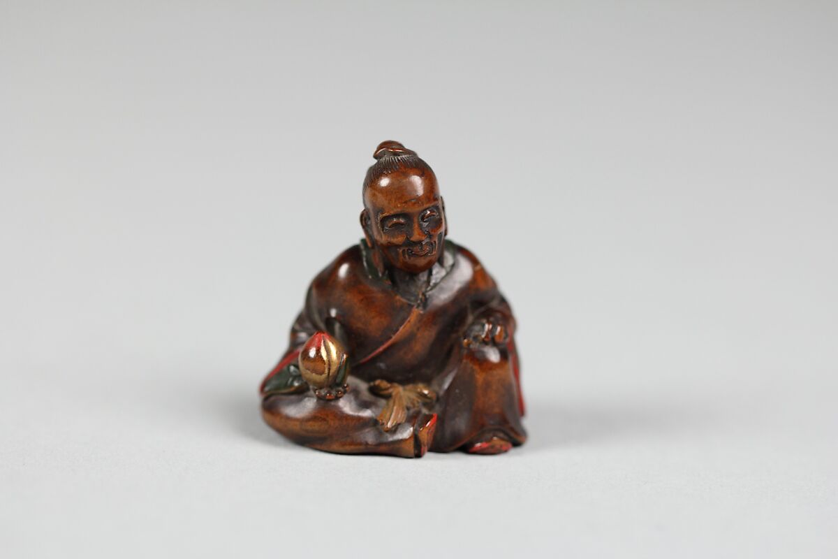 God of Longevity with a Peach | Japan | Edo (1615–1868) or Meiji period ...