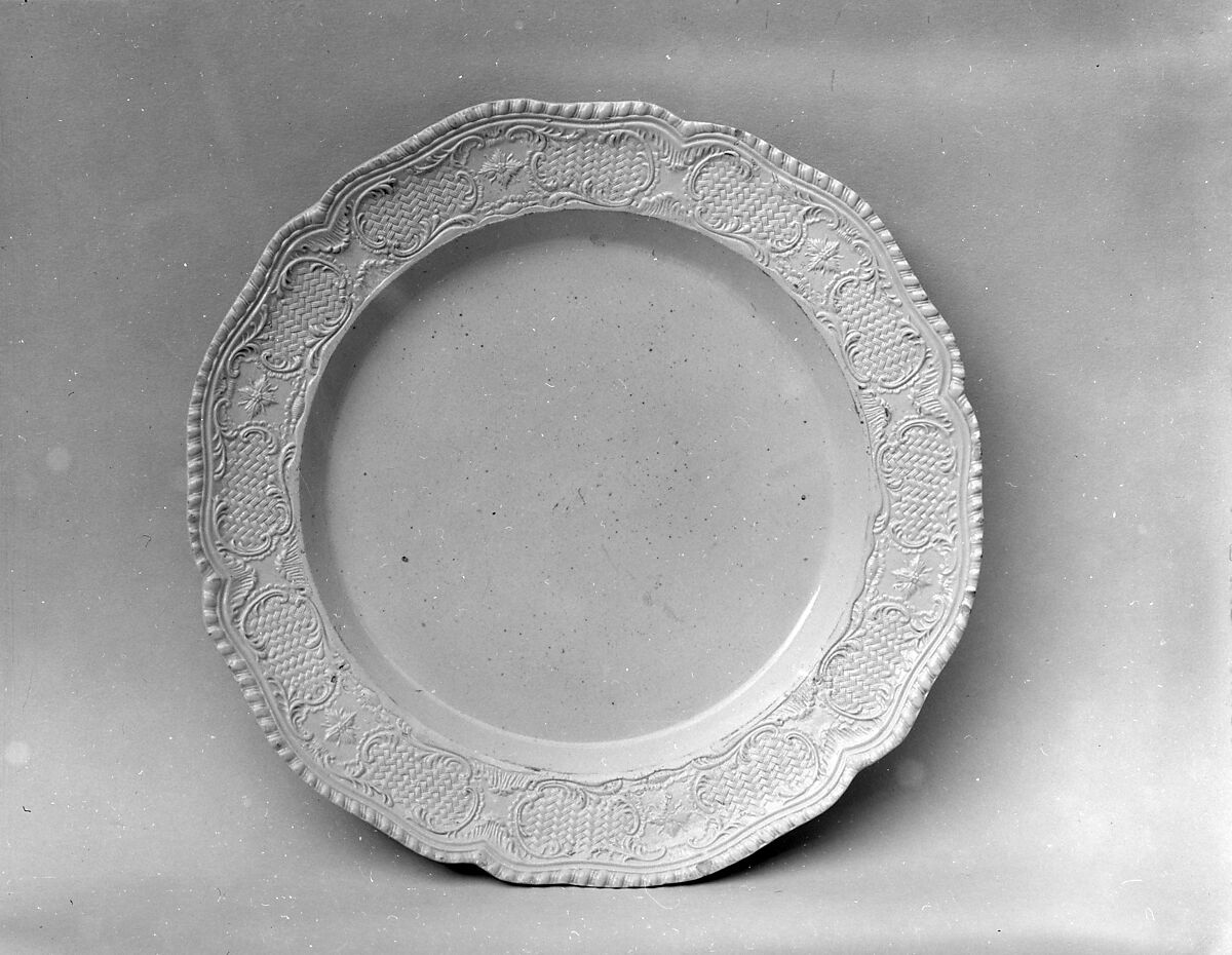 Plate, Stoneware, British (American market) 