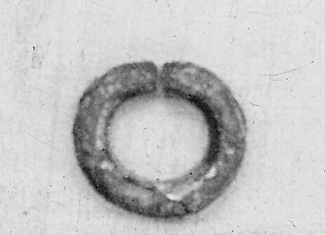 Earring, Gilt copper, Japan