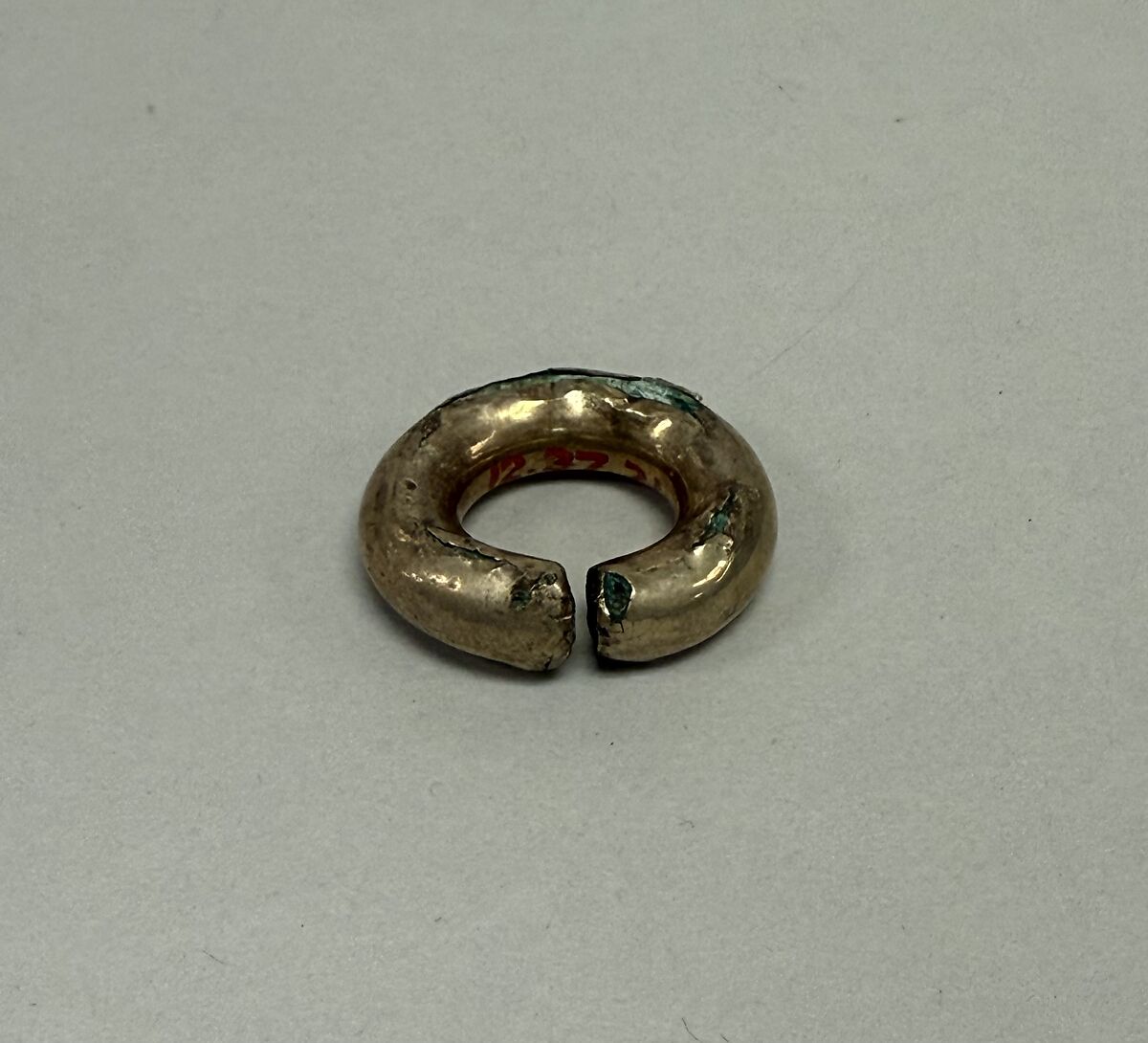 Earring, Metal plated with electrum, Japan