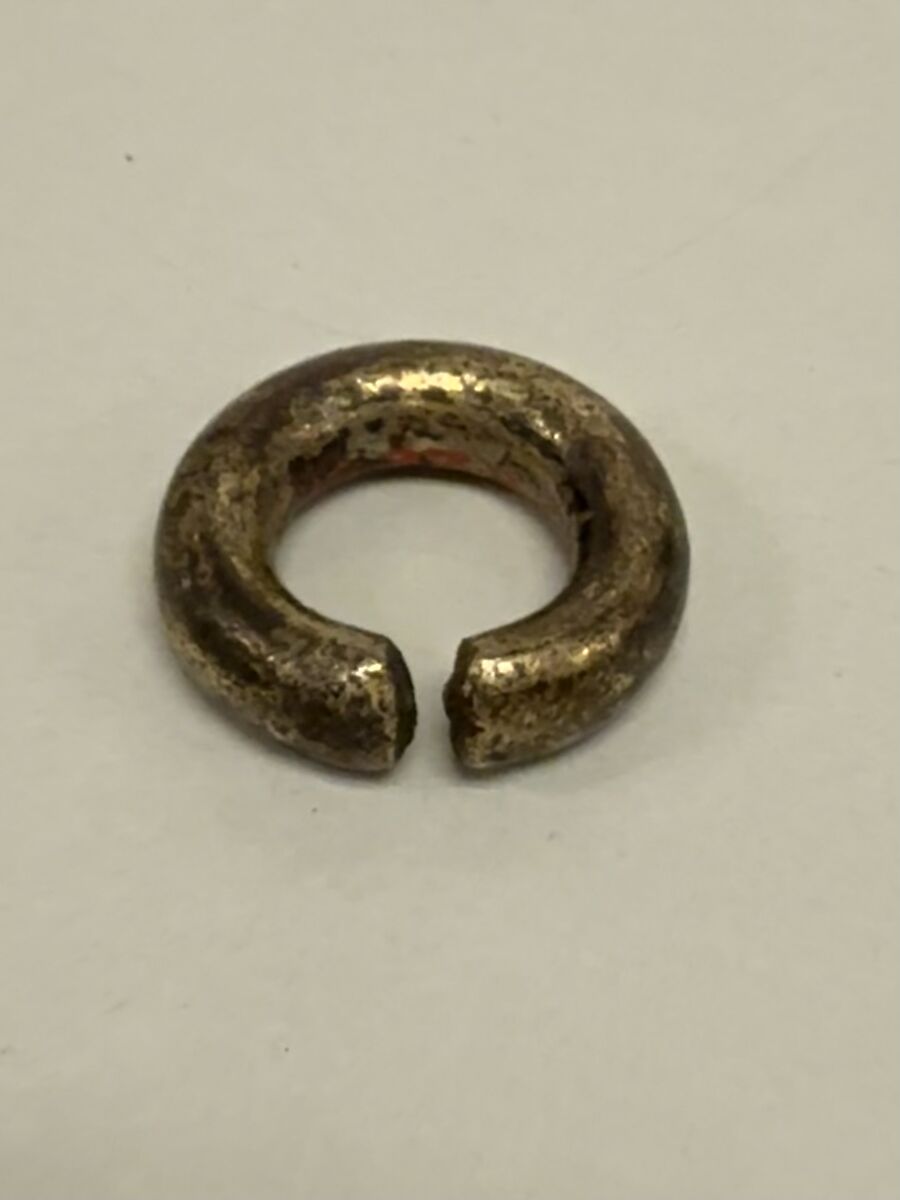 Earring, Metal plated with electrum, Japan 