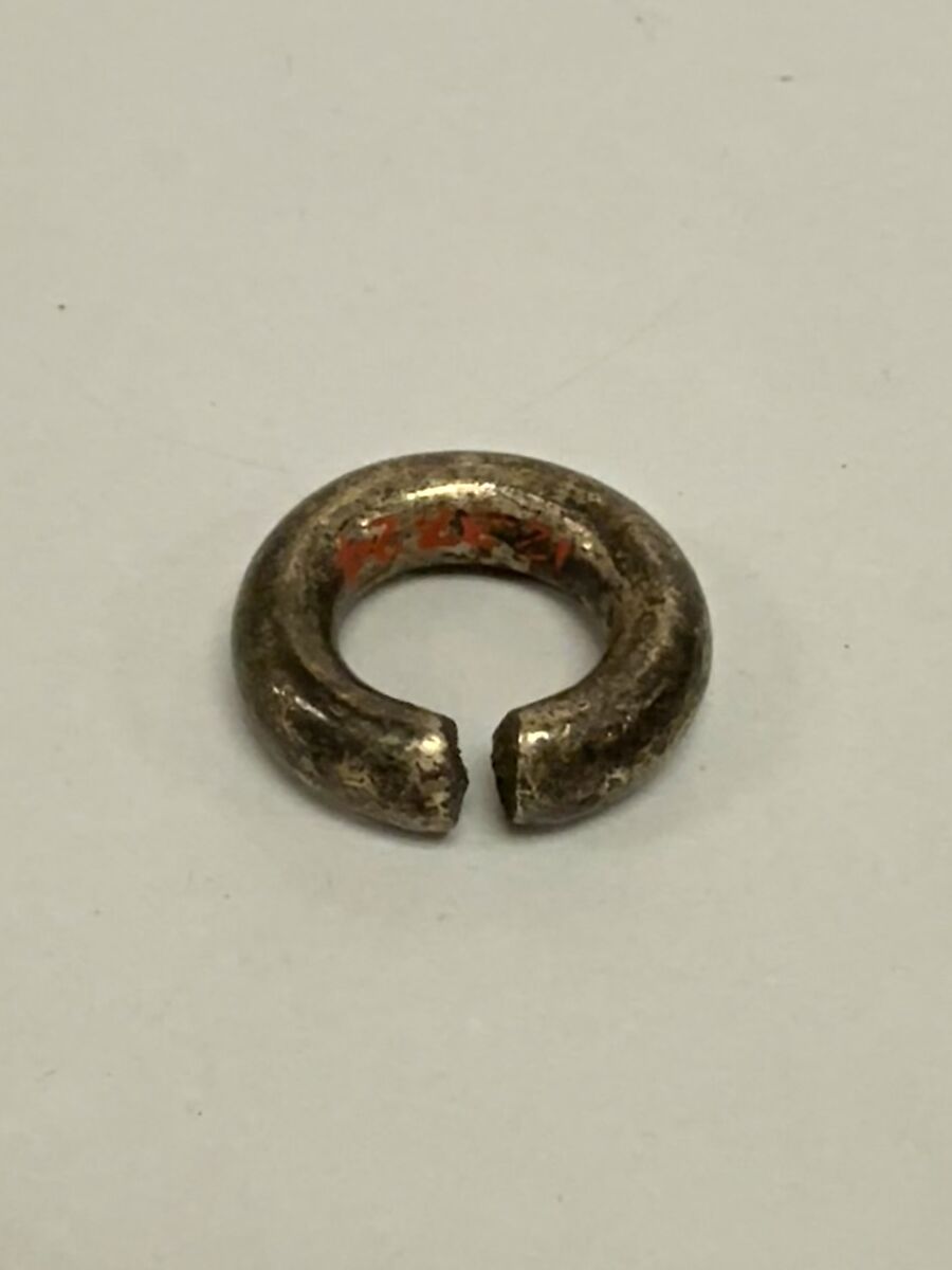 Earring, Metal plated with electrum, Japan