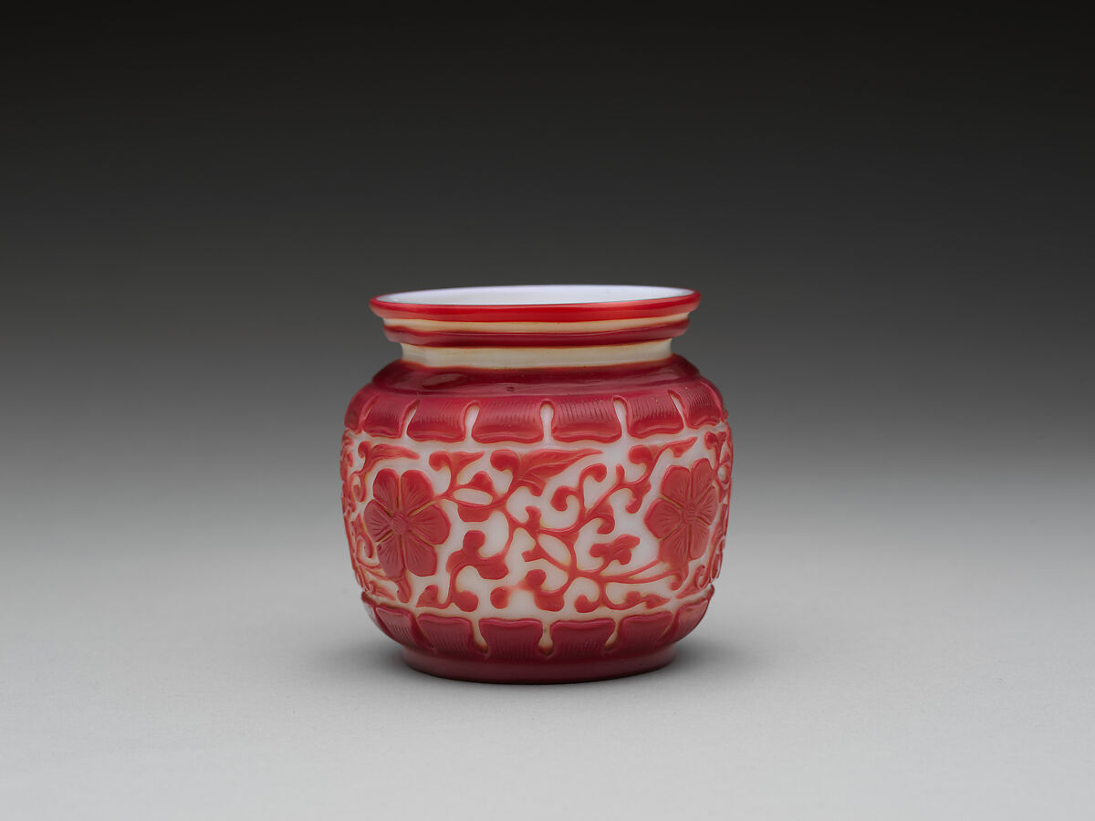 Pot, Peking glass, China