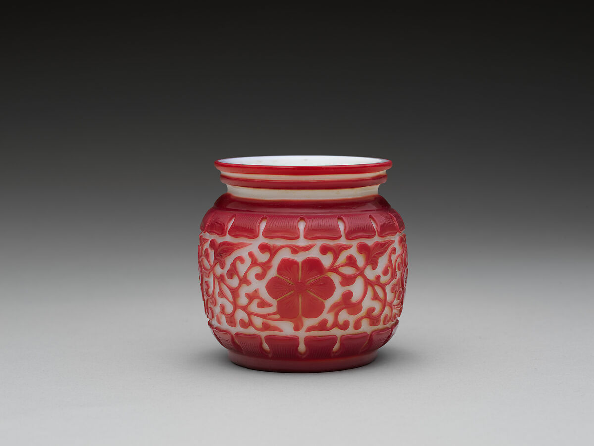 Pot, Peking glass, China 