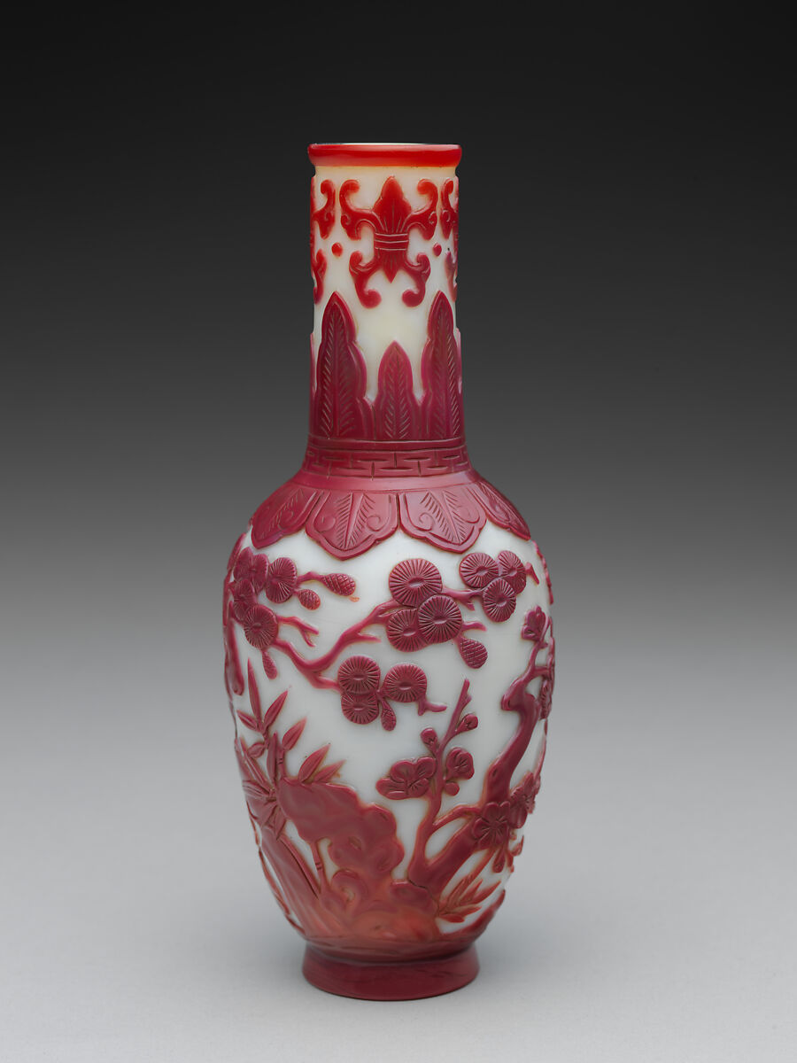 Vase, Glass, China
