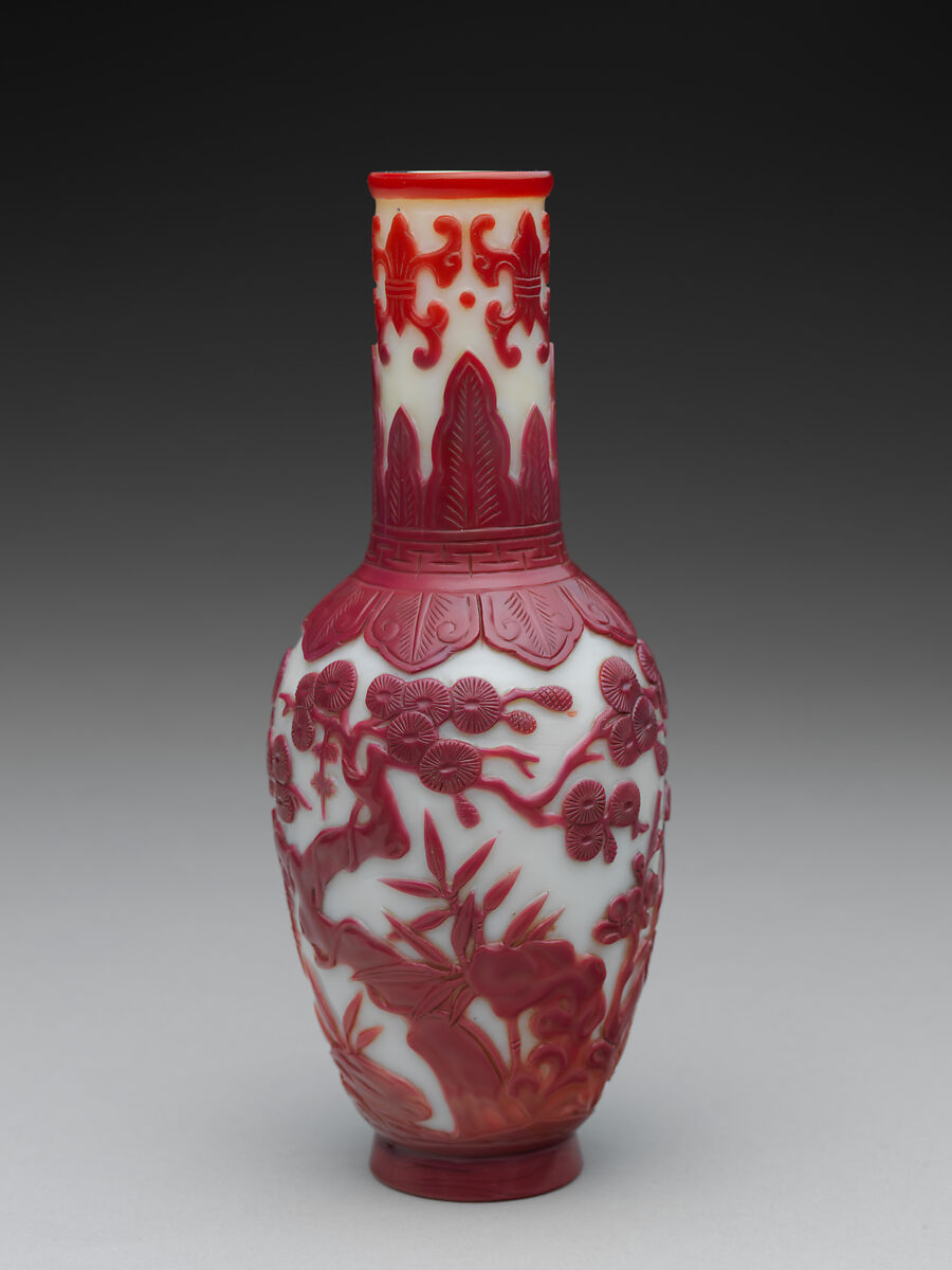 Vase, Glass, China
