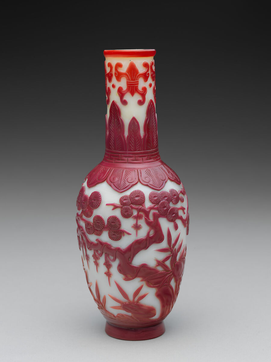 Vase, Glass, China