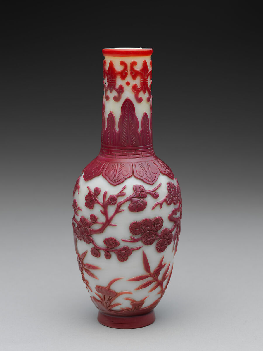 Vase, Glass, China