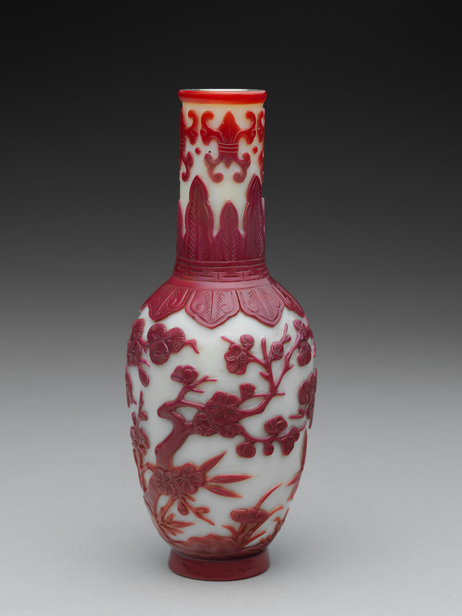 Vase, Glass, China