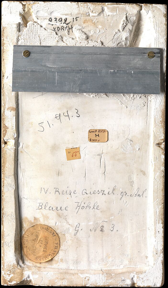 Attendant, Pigments on mud plaster, China, Xinjiang Uyghur Autonomous Region