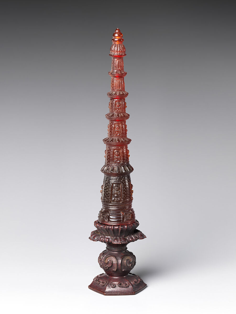 Model of a Pagoda, Amber, China 