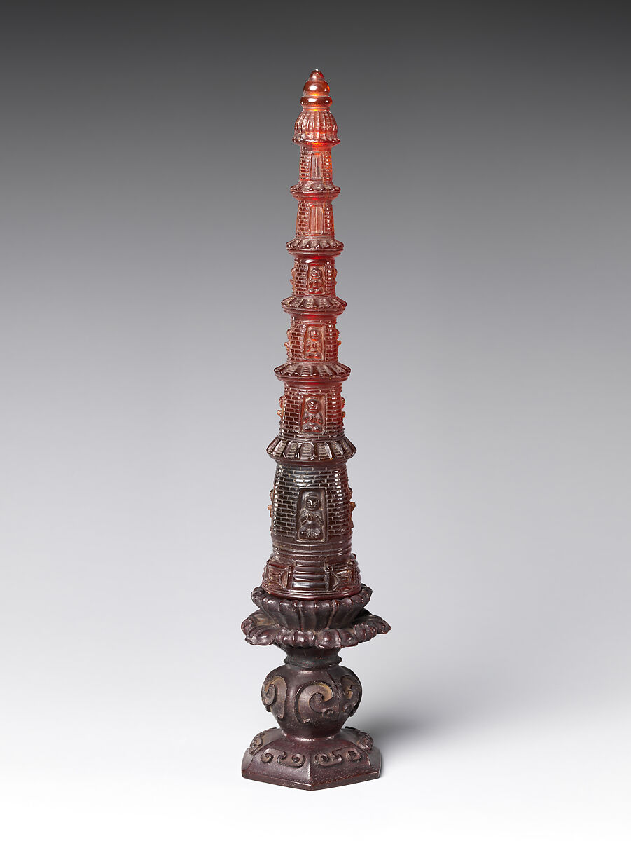 Model of a Pagoda, Amber, China