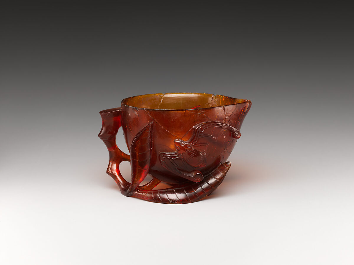 Cup, Amber, China 