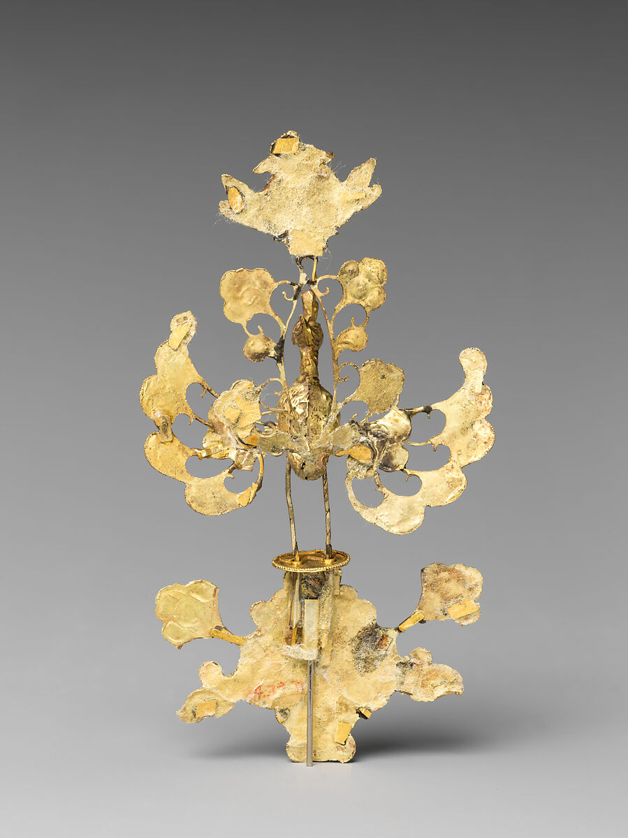 Phoenix Ornament, Gold, China