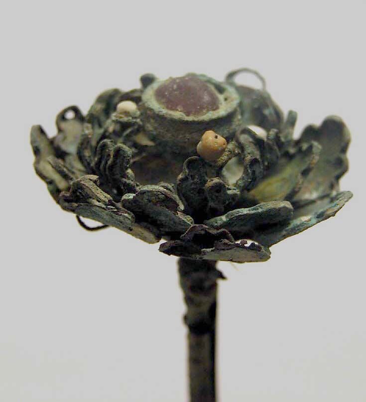Hair Ornament, Gilt silver, China