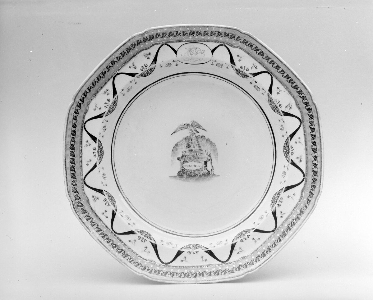 Plate, Porcelain, Chinese for export 
