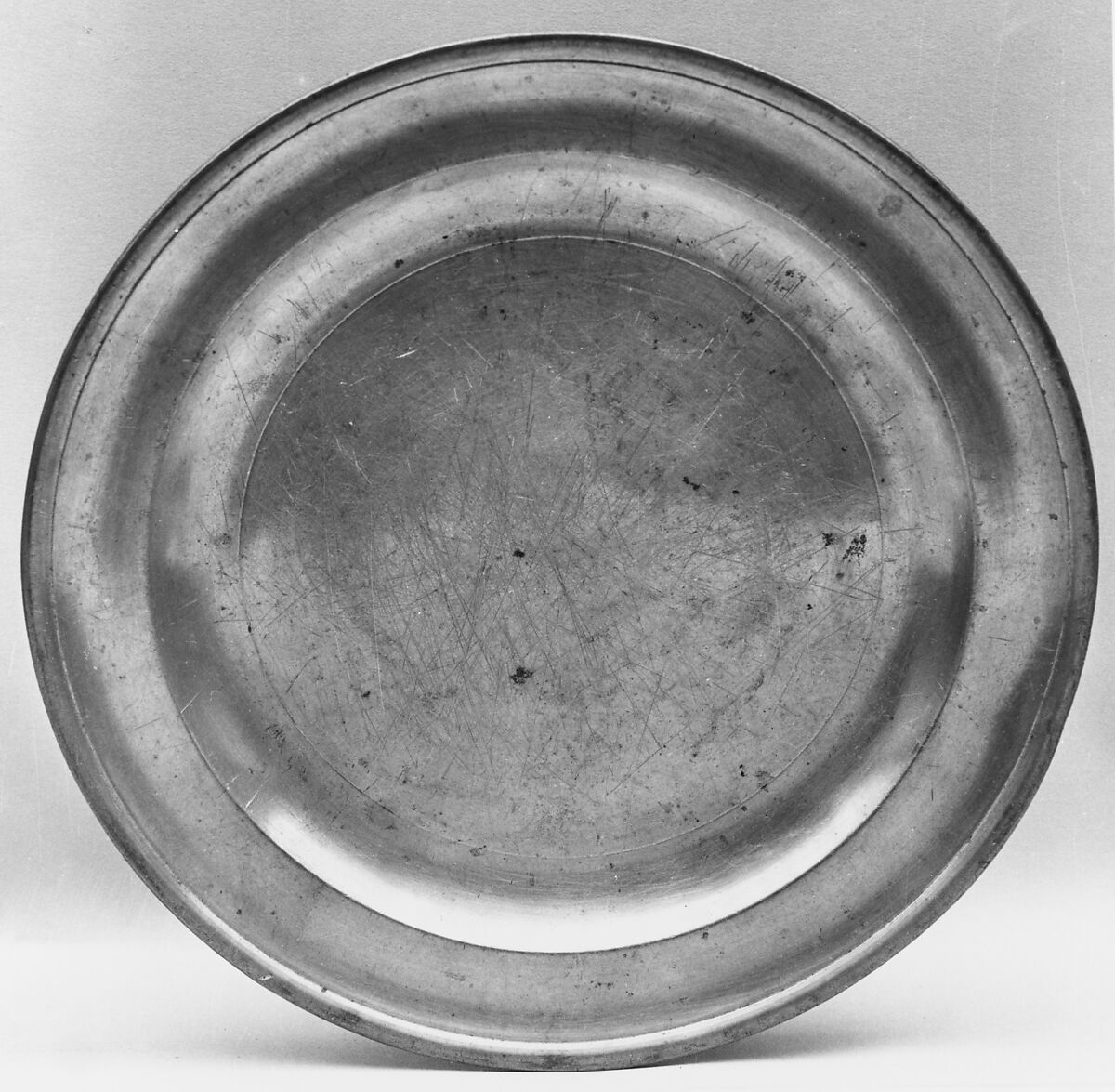 Plate, Thomas Badger (1764–1826), Pewter, American 