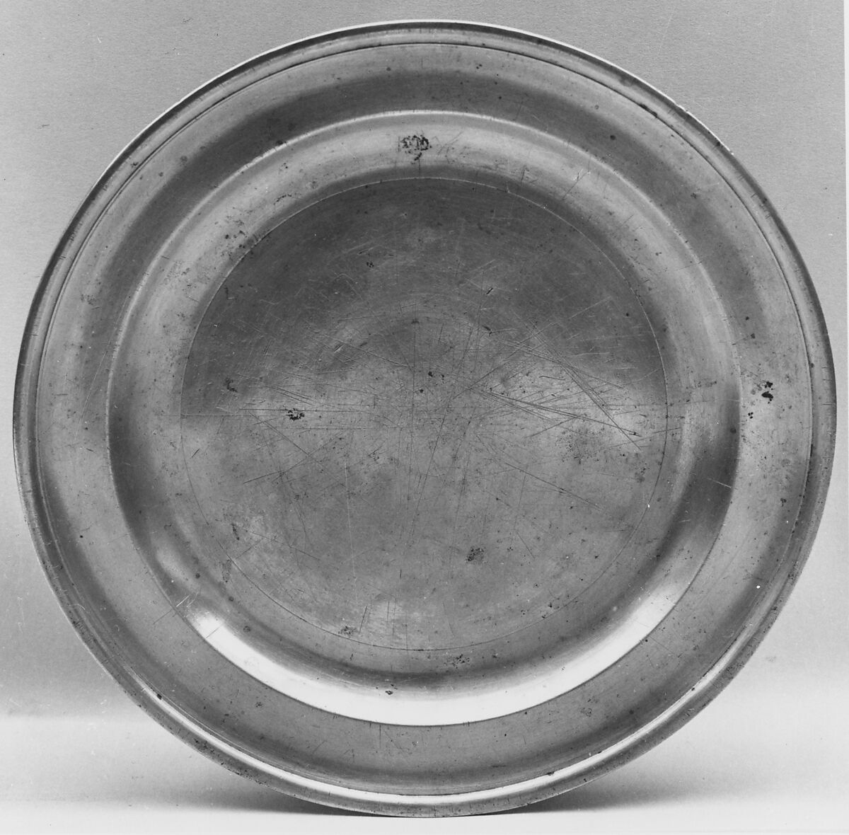 Plate, Thomas Badger (1764–1826), Pewter, American 