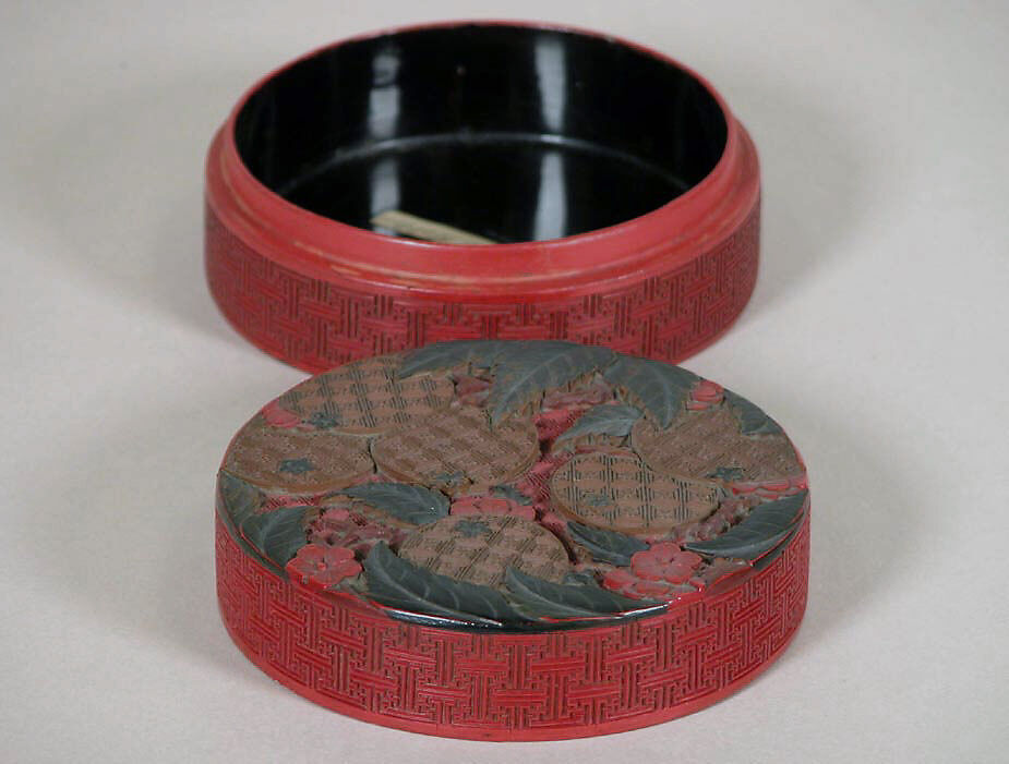 Incense box, Lacquer, China