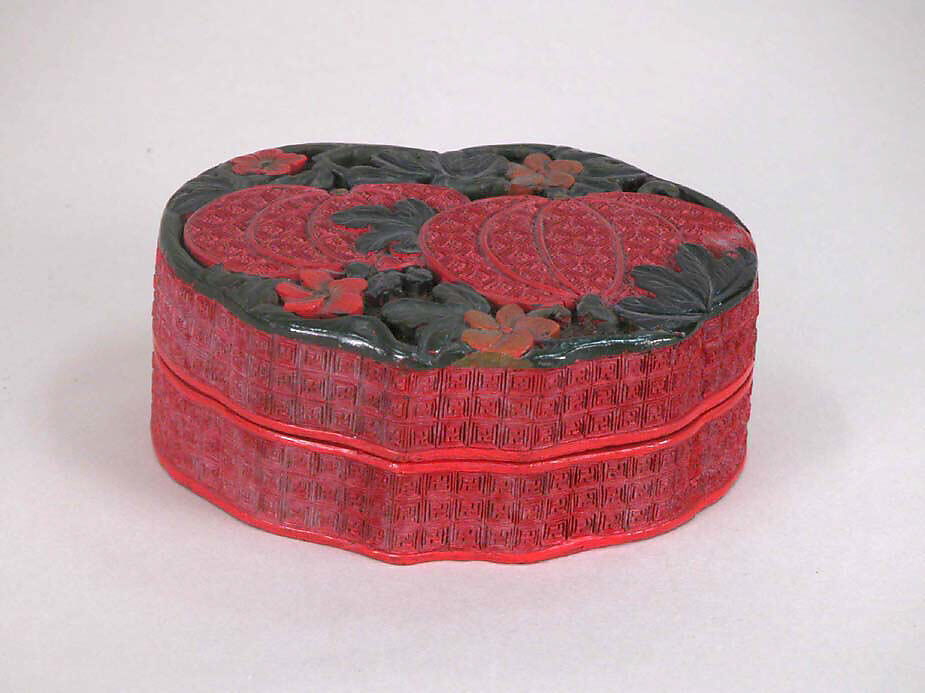 Box, Cinnabar lacquer, China 