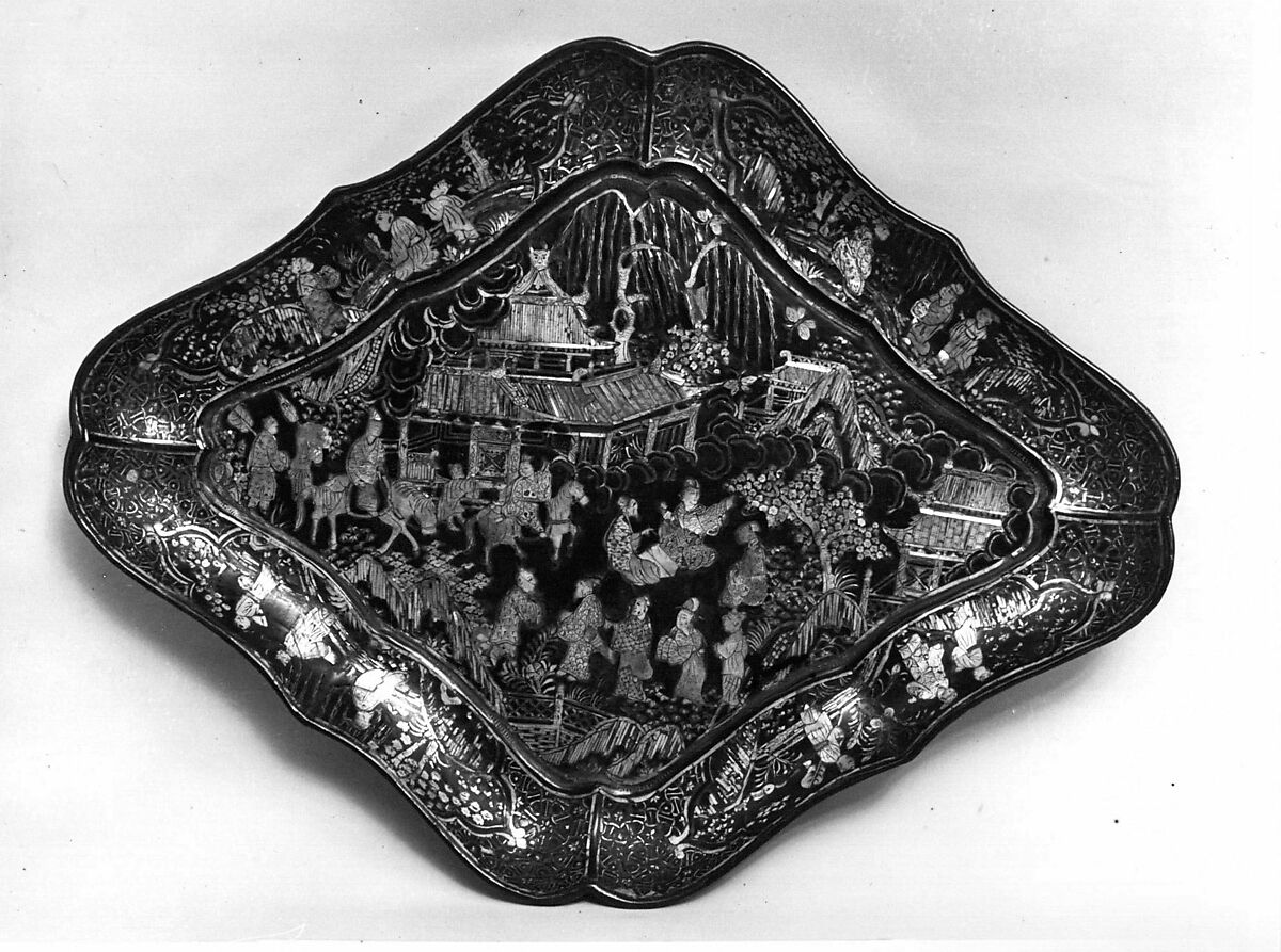 Tray, Lacquer, China
