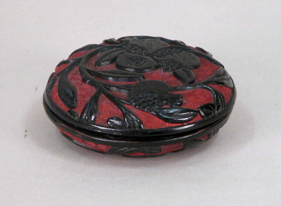 Box with cover, Lacquer, China