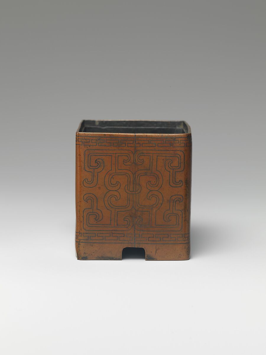 Incense burner, Bronze, China