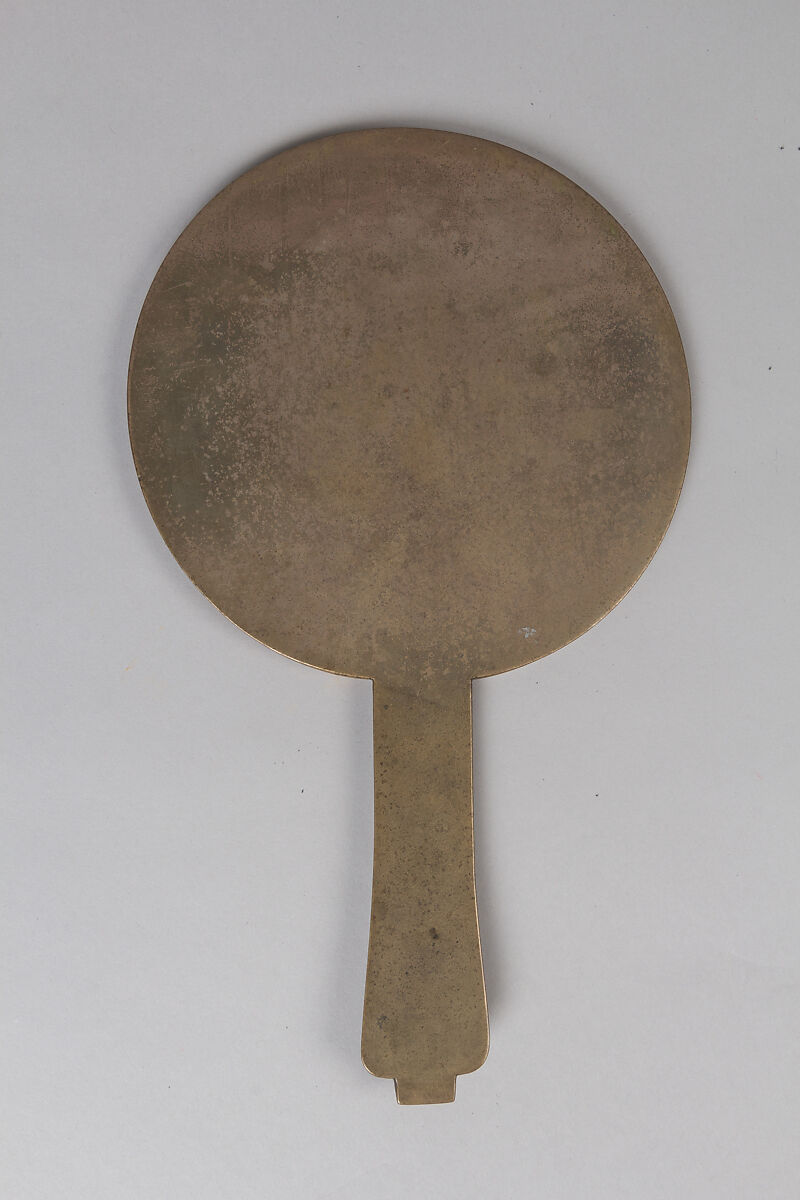 Mirror with handle, Brass, China