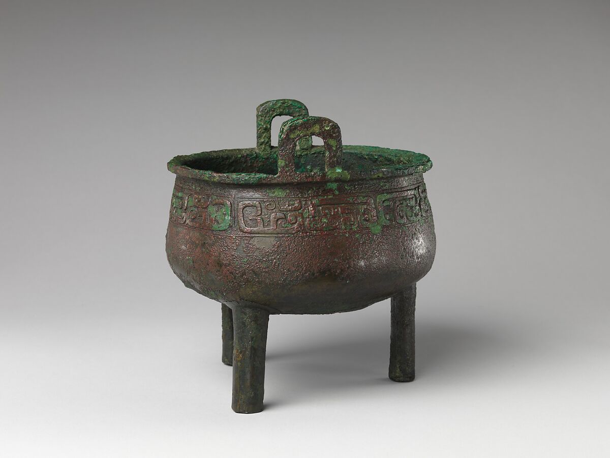 Tripod cauldron (ding) in ancient style?, Bronze, China