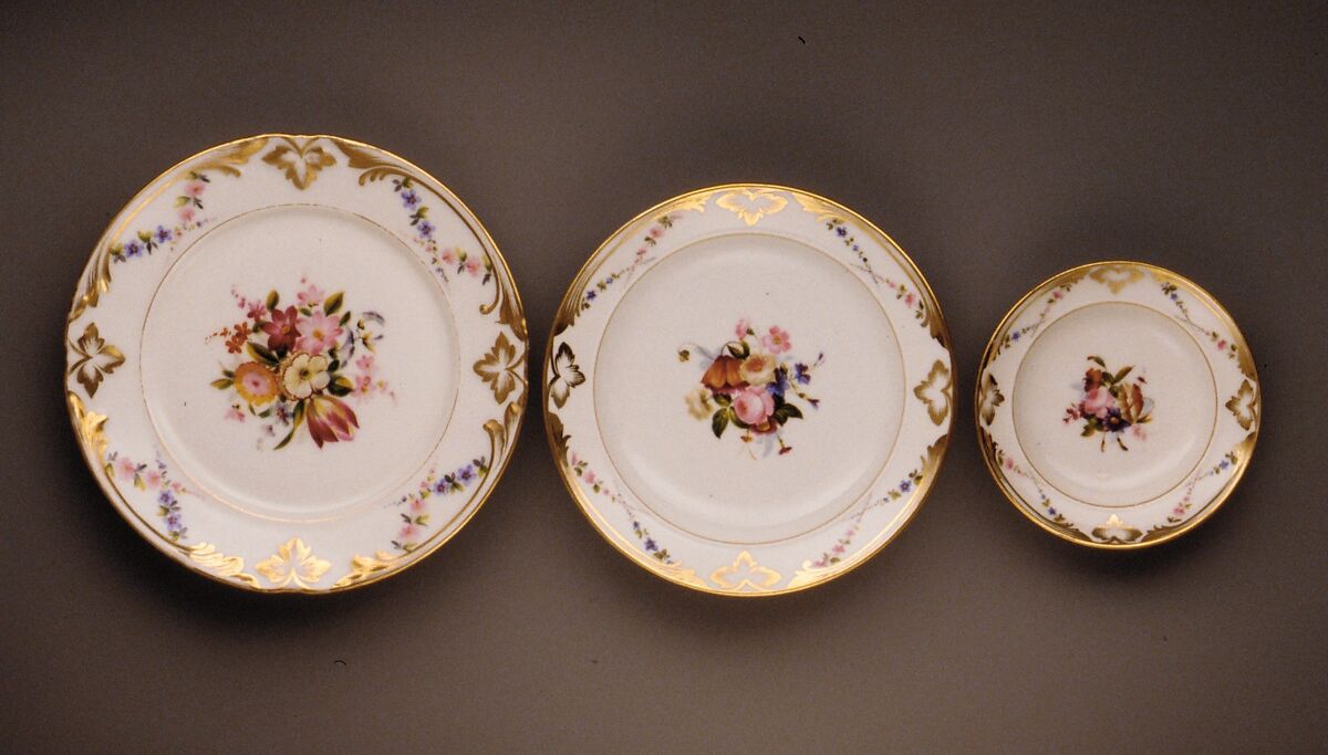 Plate, Attributed to Charles Cartlidge and Company (1848–1856), Porcelain, American 