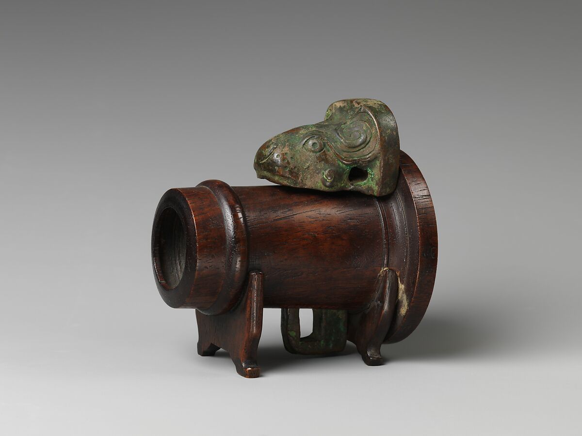 Two axle pins, Bronze, China